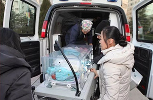 炎陵县妇婴监护型护送
